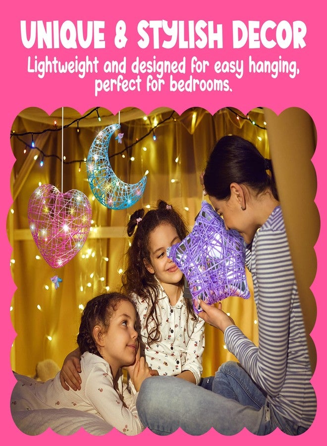 Playbees Playbess 3D String Art Kit for Kids - DIY Light-Up Craft with 20 Multicolor LED Lights - Creative Activity for Girls & Boys Ages 6+ - Fun Gift for Fall, Halloween, Birthdays & Year-Round Play - Image 4